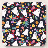 幽霊と花 コースター (正面)