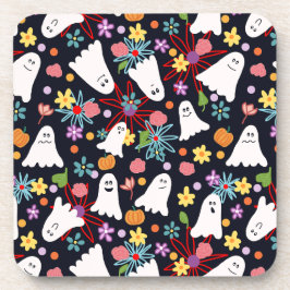 幽霊と花 コースター