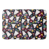 幽霊と花 バスマット (正面)