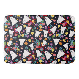 幽霊と花 バスマット