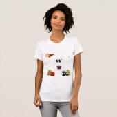 幽霊と茶 Tシャツ (正面フル)