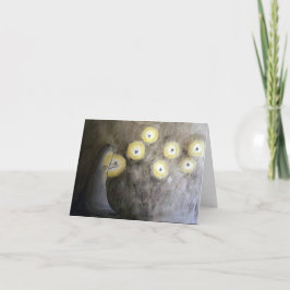 幽霊と蛍のカード サンキューカード