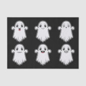 幽霊と違う顔かわいいハロウィーンブラック 薄葉紙 (正面)