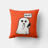 幽霊と電話"何？" クッション (裏面)