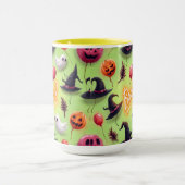 幽霊と風船、ハロウィーン、Natasha Us マグカップ (中央)