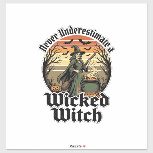 幽霊と魔女のTシャツ ビンテージ風の彫刻 ハロウィーン デザイン シール (シート)