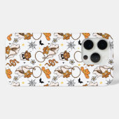 幽霊にギャロップアップ 可愛いレトロなハロウィンケース Case-Mate iPhoneケース (裏面 (横))