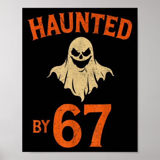 幽霊に取り憑かれた 6 7 シックス セブン ハロウィーン ゴースト Sder 6-7 ポスター (正面)