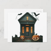 「幽霊に用心 ポストカード (正面/裏面)