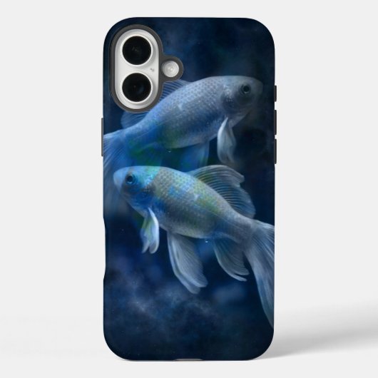 幽霊のようなクールな金魚 Case-Mate iPhoneケース (裏面)