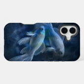 幽霊のようなクールな金魚 iPhoneケース (裏面横)