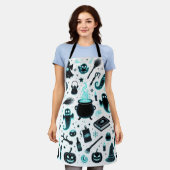 幽霊のようなグロー エプロン (着用した状態)