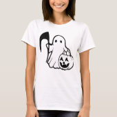 幽霊のようなトリックまたはトリート Tシャツ (正面)