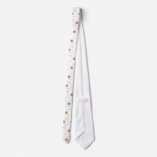 幽霊のようなネクタイ ネクタイ (裏面)