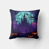 幽霊のようなハロウィーン装飾用クッション クッション (裏面)