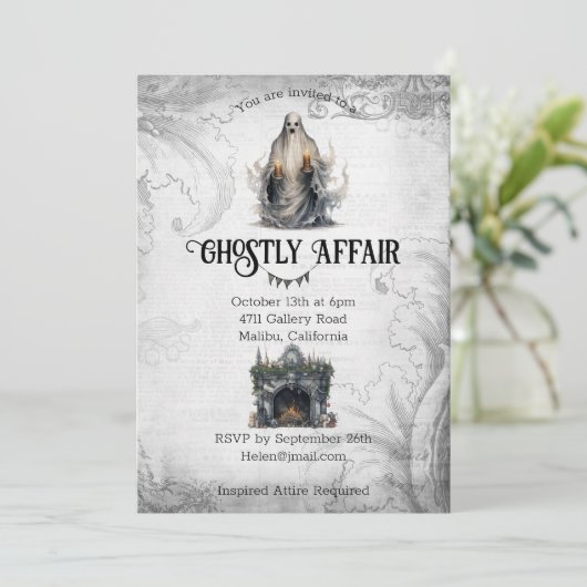 幽霊のような事件のハロウィーン 招待状 (スタンド正面)