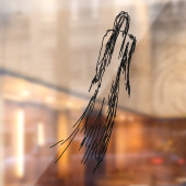 幽霊のような女の窓が引っかかる ウィンドウサイン (シート2)