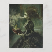 幽霊のような女読性の ポストカード (正面)