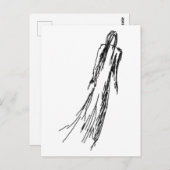 幽霊のような女 ポストカード (正面/裏面)