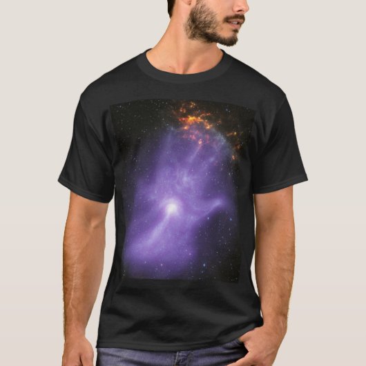 幽霊のような宇宙の手 X線望遠鏡 Tシャツ (正面)