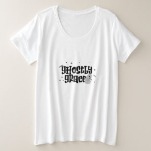 幽霊のような恵み プラスサイズTシャツ
