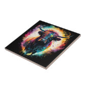 幽霊のような恵み:幽霊のようなホログラフィックな高地の牛 タイル (側面)