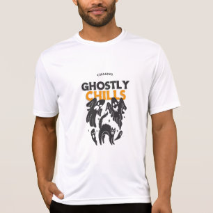 幽霊のような悪寒を追いかける Tシャツ