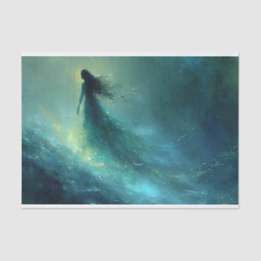 幽霊のような水霊 薄葉紙 (正面)