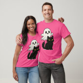 幽霊のような猫の不気味雰囲気 – かわいいTシャツ Tシャツ (ユニセックス)