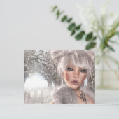 幽霊のような目をした人 ポストカード (スタンド正面)