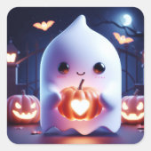 幽霊のような輝き スクエアシール (正面)