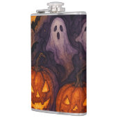 幽霊のよく出るかぼちゃ不気味と夜 フラスク (左)