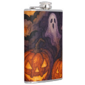 幽霊のよく出るかぼちゃ不気味と夜 フラスク (右)