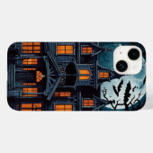 幽霊のよく出るこうもり付き家 Case-Mate iPhoneケース (裏面 (横))