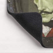 幽霊のよく出るなゾンビのヴィンセント・プライスの風刺的なマウスパッド マウスパッド (コーナー)