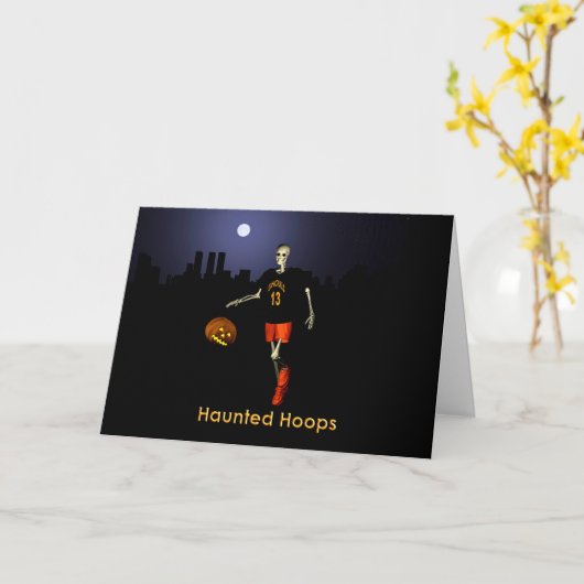 幽霊のよく出るなバスケ カード (黄色い花)