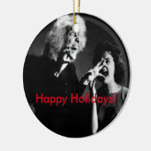 幽霊のよく出るな丘のクリスマスの家! セラミックオーナメント (左)