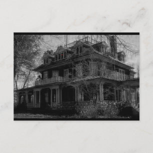 幽霊のよく出るな大邸宅のパーティの招待状 招待状