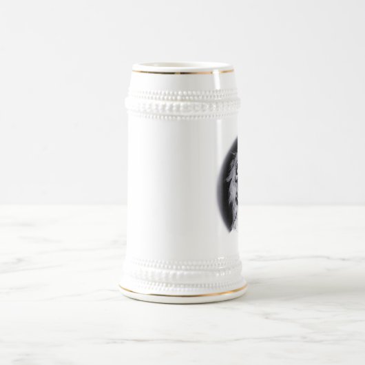 幽霊のよく出るな幽霊の女家長の大邸宅ステイン ビールジョッキ (中央)