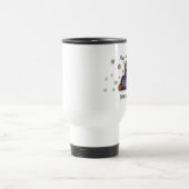 幽霊のよく出るな校舎のハロウィンの先生のマグ トラベルマグ (中央)