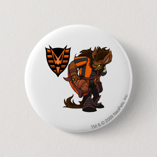 幽霊のよく出るな森のチーム大尉1 缶バッジ (正面)