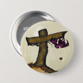 幽霊のよく出るな森林ボタン 缶バッジ (正面&裏面)