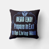 幽霊のよく出るな行き止まりの枕 クッション (裏面)