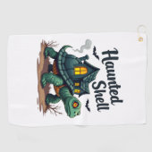 幽霊のよく出るウミガメ ゴルフタオル (横)