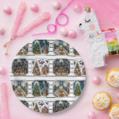 幽霊のよく出るクリスマスパーティープレート- set 3 ペーパープレート (パーティー)