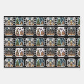 幽霊のよく出るクリスマス包装紙セット ラッピングペーパーシート (正面)