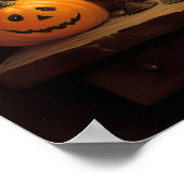 幽霊のよく出るコテージの視線 – Ghostly Window Scene ポスター (角)