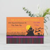 幽霊のよく出るストライプ 招待状 (スタンド正面)