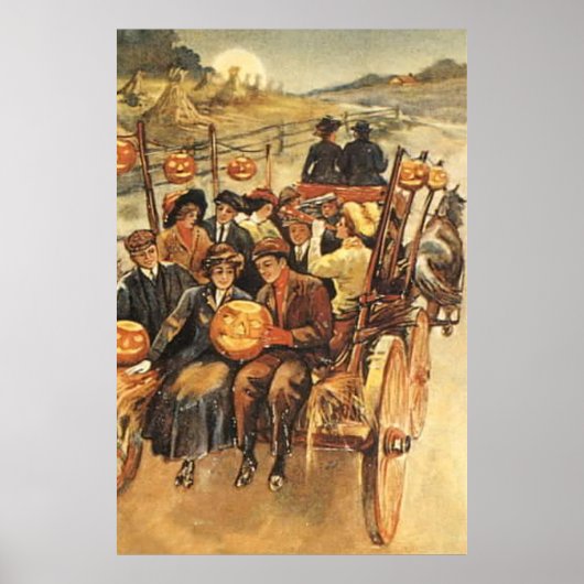 幽霊のよく出るハイライドジャックO'ランタンパンプキンムーン ポスター (正面)