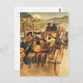 幽霊のよく出るハイライドジャックO'ランタンパンプキンムーン ポストカード (正面/裏面)